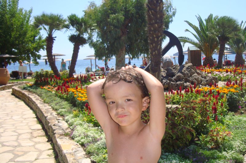 Krf, Dasija, plaža